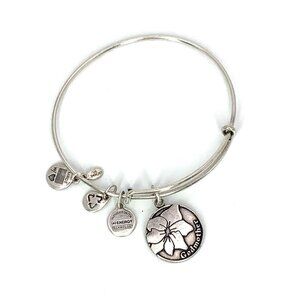 Alex and Ani Godmother Charm Bracelet Silver  Finish - Expands 2"- 3.5"